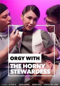 Orgy with the Horny Stewardess – Model TV